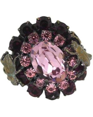 Vickisarge Antiqued Bug's Nest Ring - Black