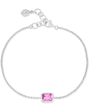 Dower & Hall Quartz Octagon Chain Bracelet - Metallic