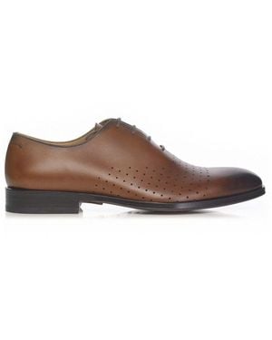 Mariano Shoes Santarém Oxford Dark Cognac - Brown