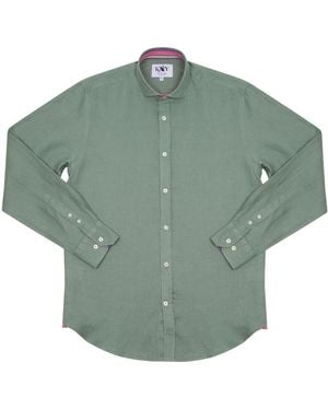 Koy Clothing Sage Linen Shirt - Green