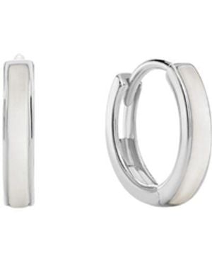 Vanhi Mother Of Pearl Huggies - Metallic