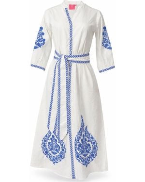 Just Darviny Mykonos Dress Ocean - Blue