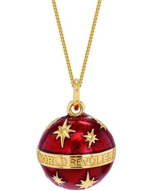True Rocks Vintage Star Globe Pendant - Red