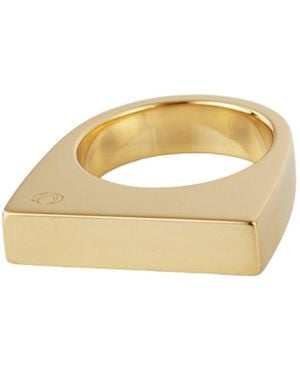 THE ROSE Bague Trumpet– Thick Sculptural Ring - Metallic