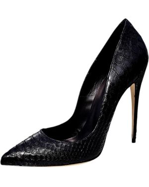 Aethra Shoes Alichi Pointed Toe High Heel Stiletto Court Shoes - Black