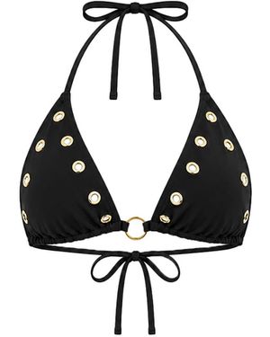 Maui X Lolita Classic Bikini Top - Black