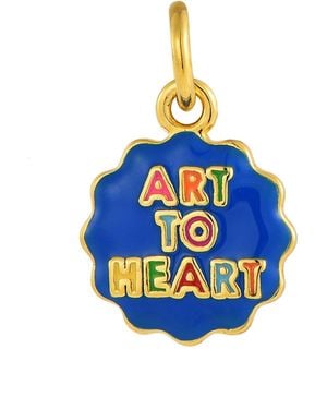 Pinnole Art To Heart Charm - Blue