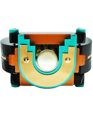 Gissa Bicalho Handmade Acrylic Bracelet Maya - Blue