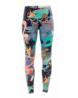 Pitaya Yoga Door Of The Cosmos Leggings - Blue