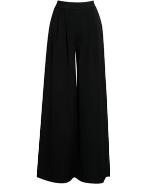 Miss Circle New York Aleeza Wide Leg Suit Pants - Black