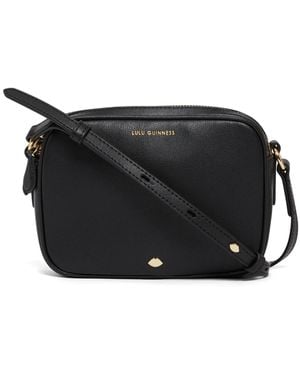 Lulu Guinness Leather Cole Crossbody Bag - Black
