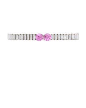 Maison De Gala Twin Blossom Bracelet - Pink