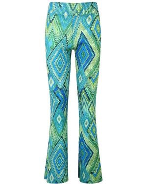 Beatrice von Tresckow Haze Narrow Stretch Flare Trousers - Blue