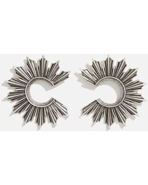 Lovard Sunburst Earrings - Metallic
