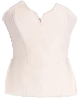 Concepto Neutrals Sand Summer Strapless Corset - White