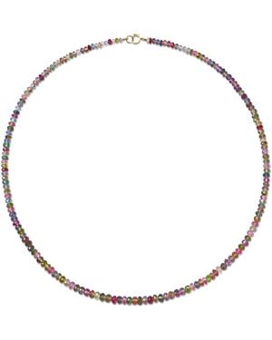 Bombyx House Mixed Tourmaline Graduated Necklace - Metallic