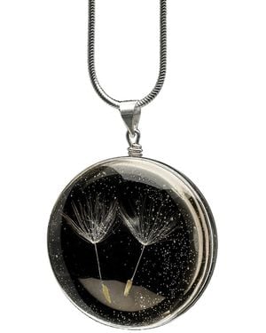Laura Daili Glass Pendant - Black