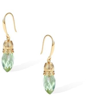 Retro Chic Nut Fairy Charm Earrings - Metallic