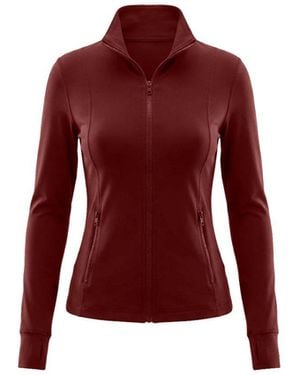 Be Athletica Be One Eighty Zip-Up Jacket - Red