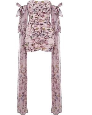 Nur Karaata Azure Runway Dress - Pink