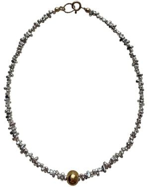 Larsuu Orbit Hematite Necklace - Metallic