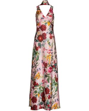 Vasiliki Atelier Catalina Silky Gown - Red