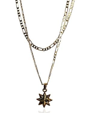 Indigolush Maxi Sirius Star Necklace - Metallic