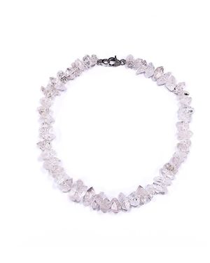 Mineralgems•Studio Neutrals Herkimer Diamond Necklace - Metallic