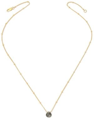 Heather Hawkins Jewelry Satellite Tiny Gemstone Necklace - Metallic