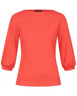 Marianna Déri Boat Neckline Top - Red