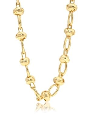 SHYMI Oval Link Knotted Chain - Metallic