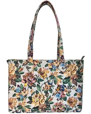 Simitri Fleur Tote - Blue