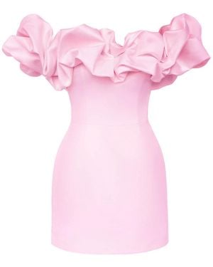 POST MERIDIEM Light Meringue Mini Dress - Pink