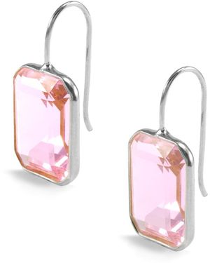 Hye Jane Jewelry Medium Gemma Quartz Earrings - Pink