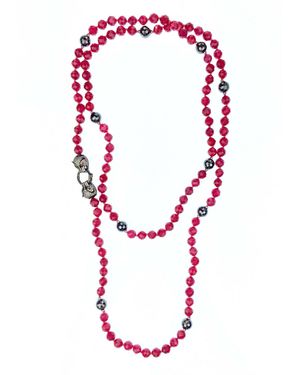 Jaredjamin Prying Panthers Necklace - Red
