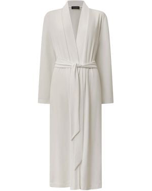 James Lakeland Long Wrap Jersey Cardigan - White