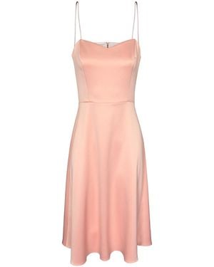 2KStyle Josselin Spaghetti Strap Satin Midi Dress - Pink