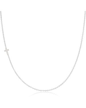 Maya Brenner 14K Asymmetrical Charm Necklace - Metallic