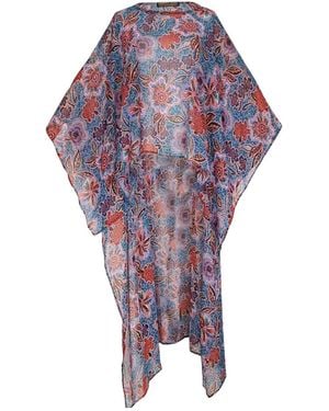 Jennafer Grace Aurora Botanica Float Scarf Top - Purple