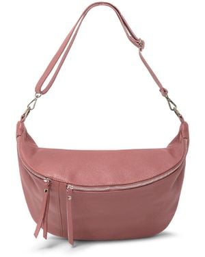 Betsy & Floss Emilia Large Crossbody Waist Bag - Pink