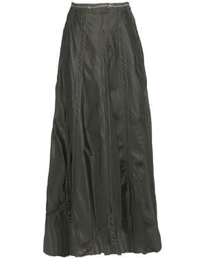 Deborah Lindquist Eco Lifestyle Olivia Maxi Parachute Skirt Steel - Green