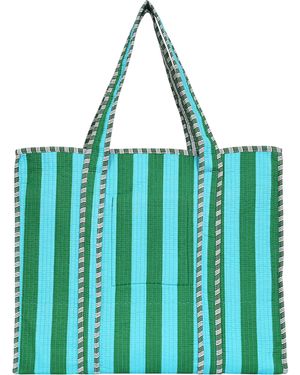 Conscious Yoga Collective The Stripe Tote - Green