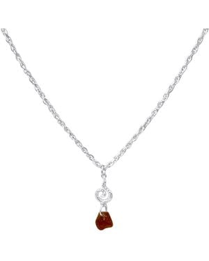 Glassy Kokosspiral Necklace - Metallic