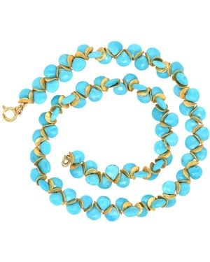 Lori Kaplan Design Sleeping Beauty Signature Necklace - Blue