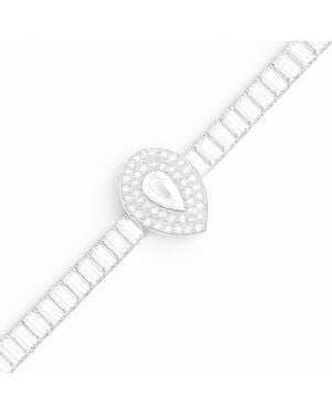 Maison De Gala Crystal Tear Bracelet - White