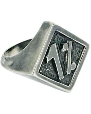 Tg-Jewellery by Tamara Gervasio Symbol Signet Ring - Green