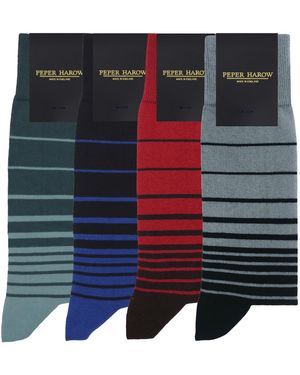 Peper Harow - Made in England Socks Bundle - Blue