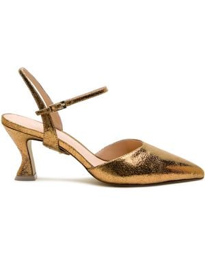 Alterre Antique Amal Curve Mule - Metallic