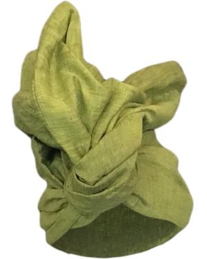 Romer Millinery Twisturban Turban - Green