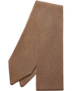 Seren London Merino Wool & Rpet Eco Scarf - Brown